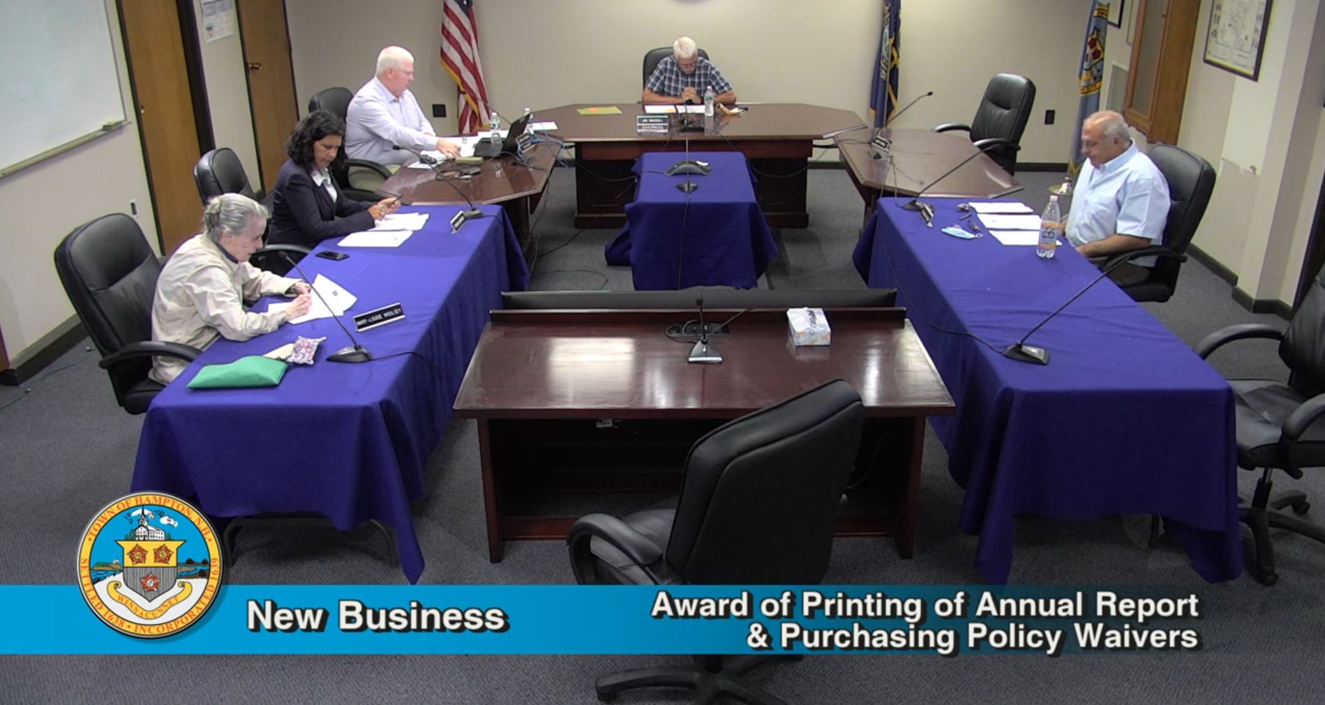 Thumbnail image for Board of Selectmen, August 31, 2020