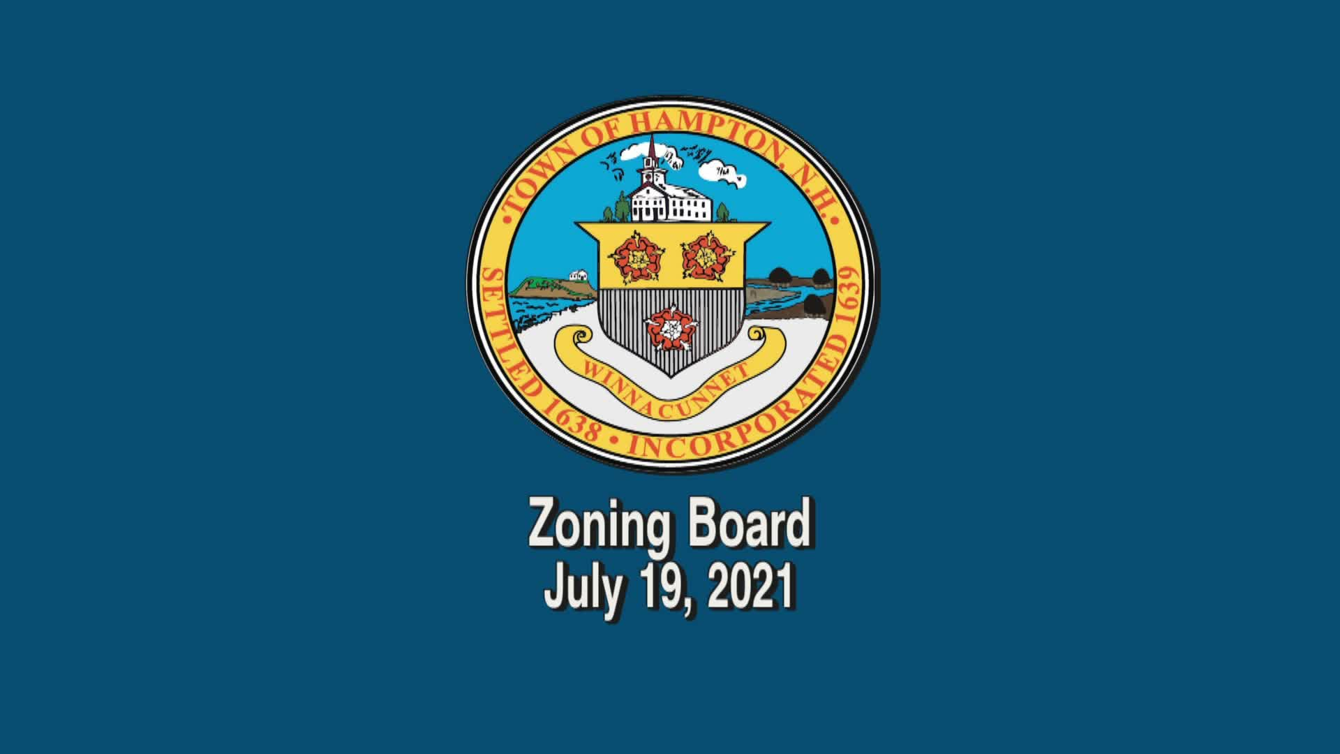 Thumbnail image for Zoning Board, August 19, 2021