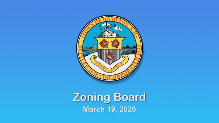 Thumbnail image for Zoning Board, March 19, 2026