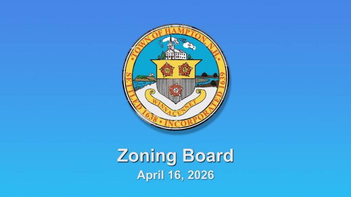 Thumbnail image for Zoning Board, April 16, 2026