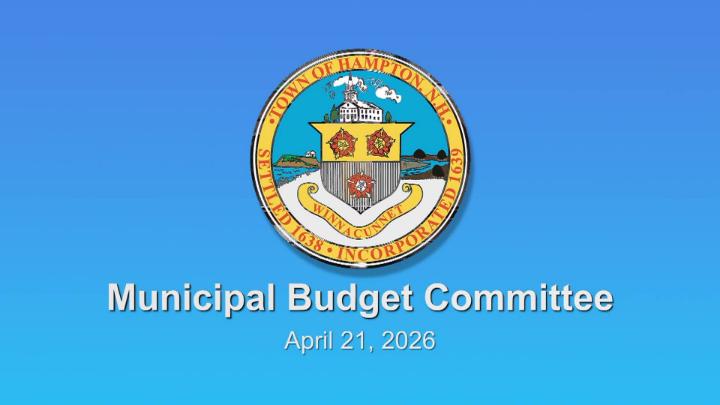 Thumbnail image for Budget Committee, April 21, 2026
