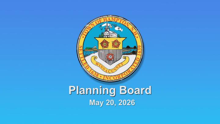 Thumbnail image for Planning Board May 20, 2026
