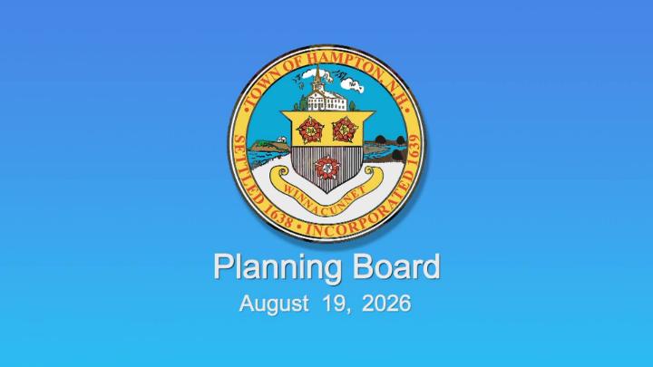 Thumbnail image for Planning Board August 19, 2026