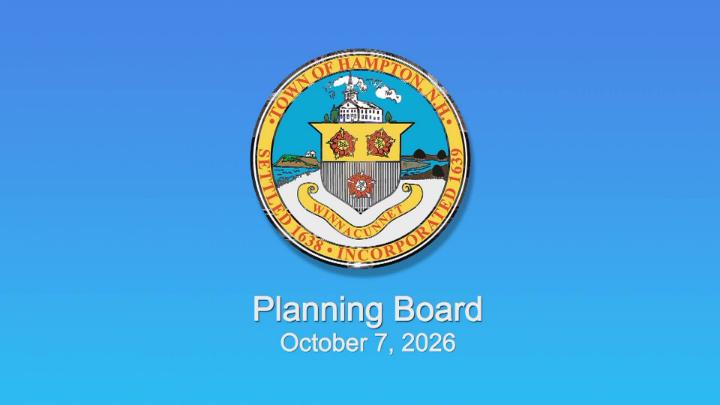 Thumbnail image for Planning Board October 7, 2026