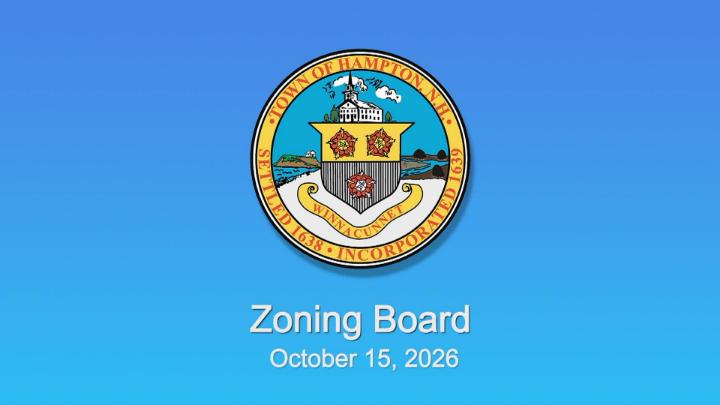 Thumbnail image for Zoning Board, October 15, 2026