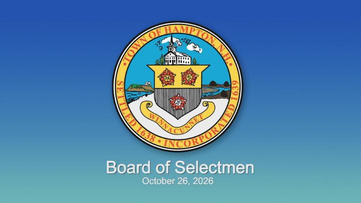 Thumbnail image for Board of Selectmen October 26,  2026