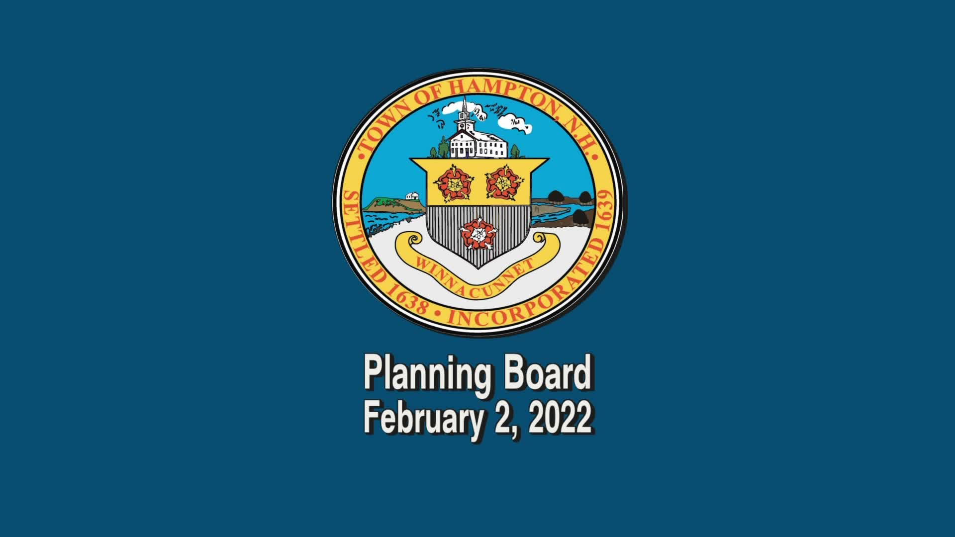 Thumbnail image for Planning Board, January 2, 2022