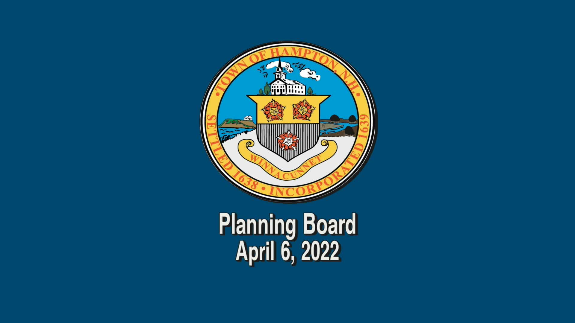 Thumbnail image for Planning Board, April 6, 2022