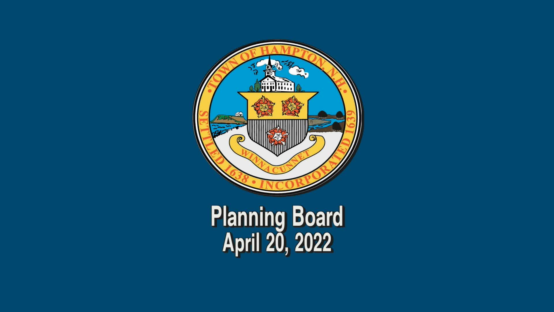 Thumbnail image for Planning Board, April 20, 2022