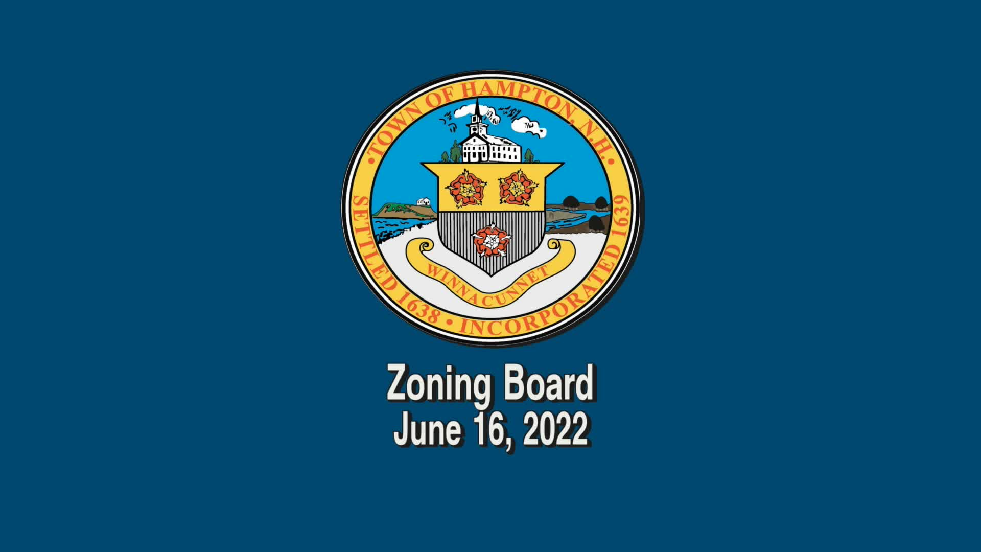Thumbnail image for Zoning Board, June 16, 2022
