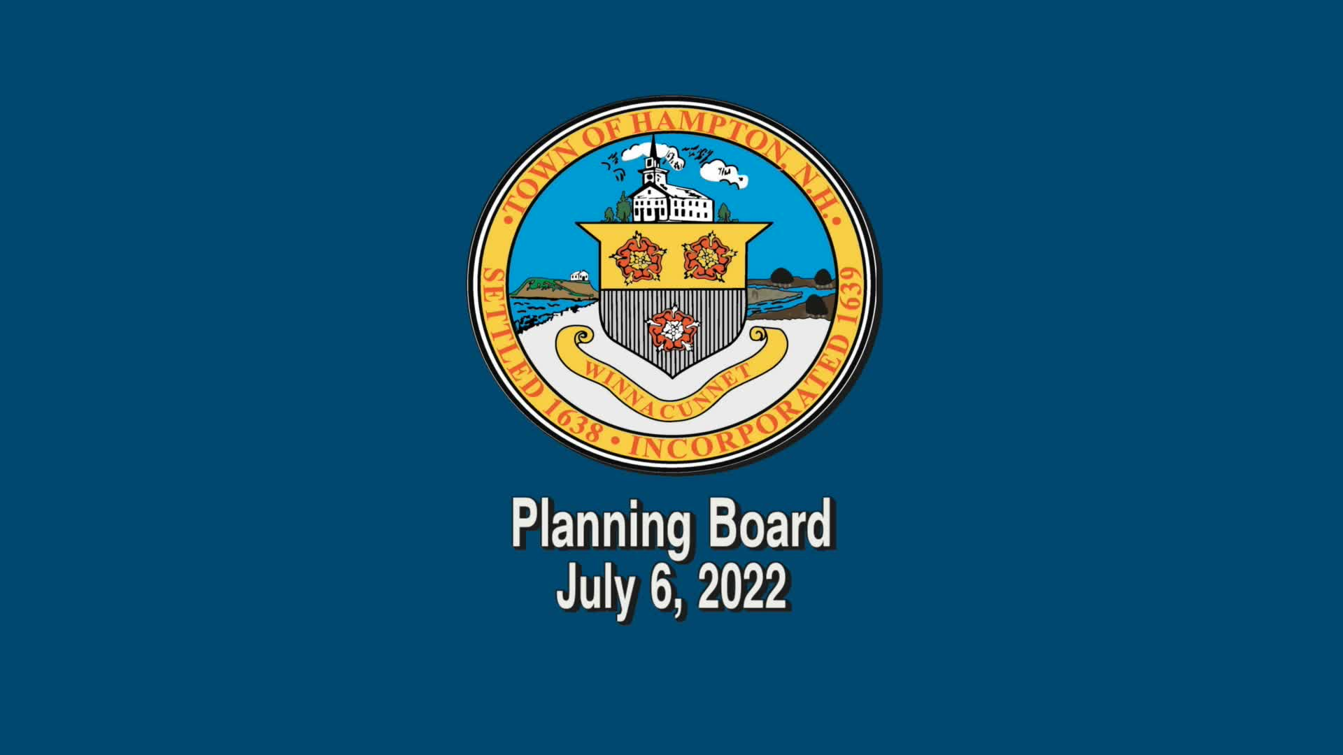 Thumbnail image for Planning Board, July 6, 2022
