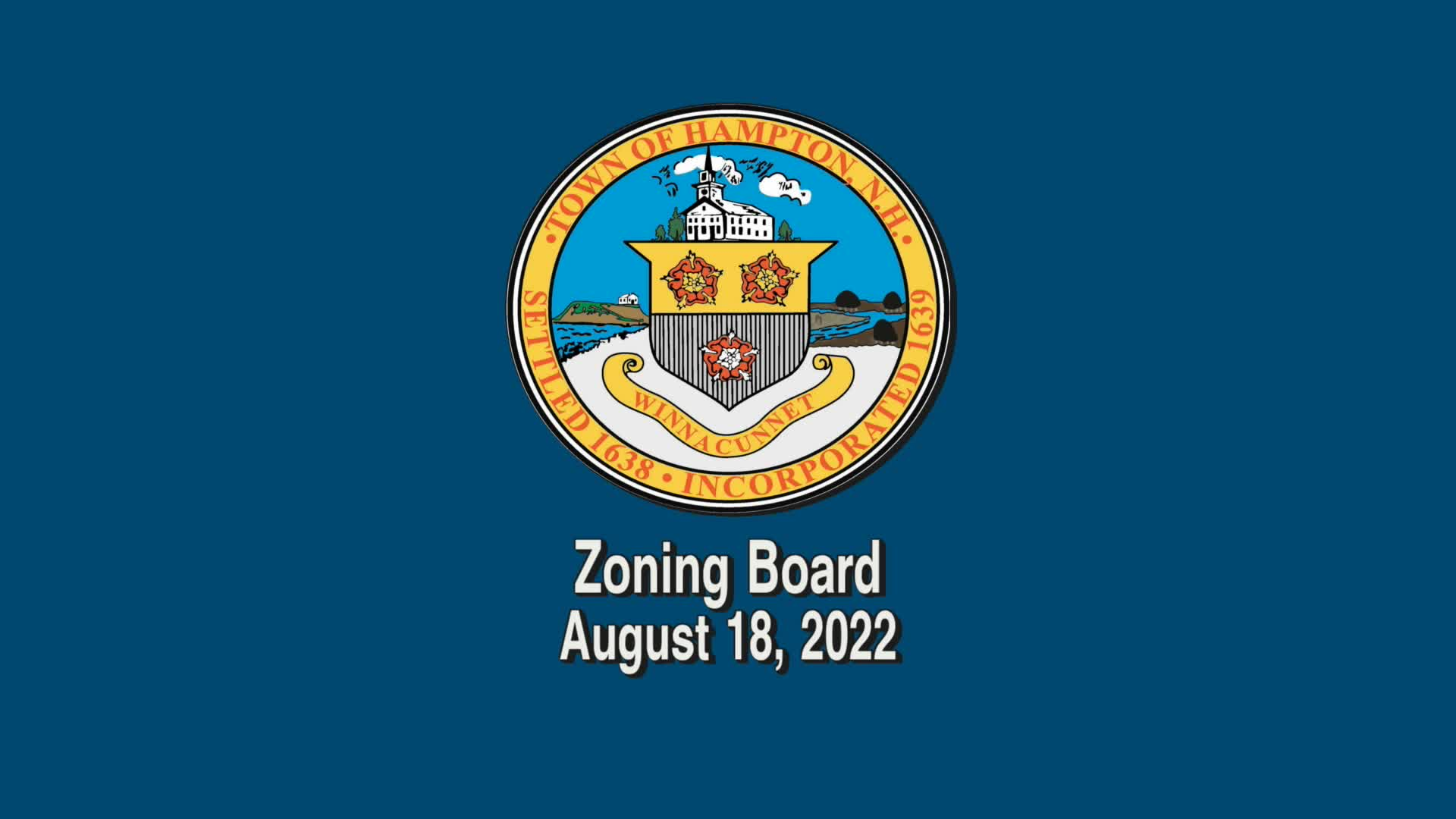 Thumbnail image for Zoning Board August 18, 2022