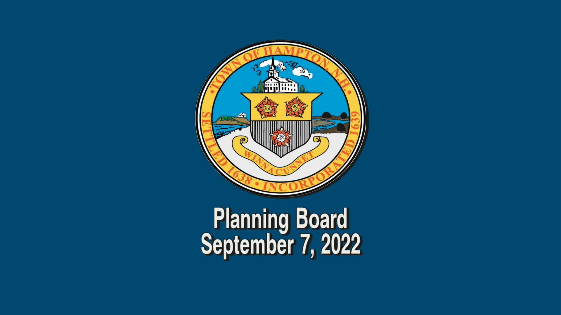 Thumbnail image for Planning Board, September 7, 2022