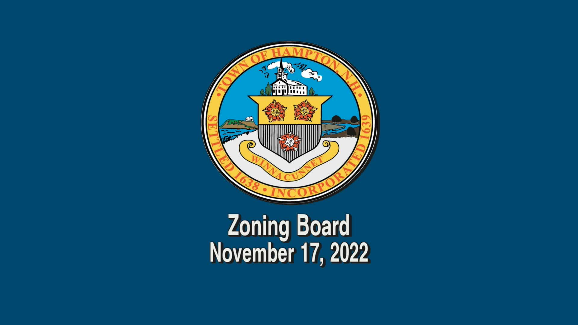 Thumbnail image for Zoning Board, November 17, 2022