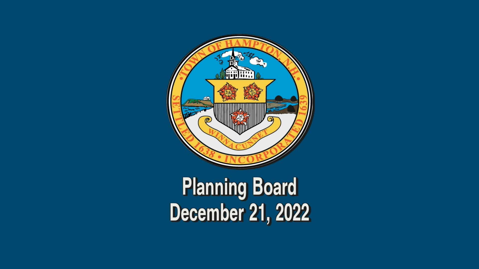 Thumbnail image for Planning Board, December 21, 2022