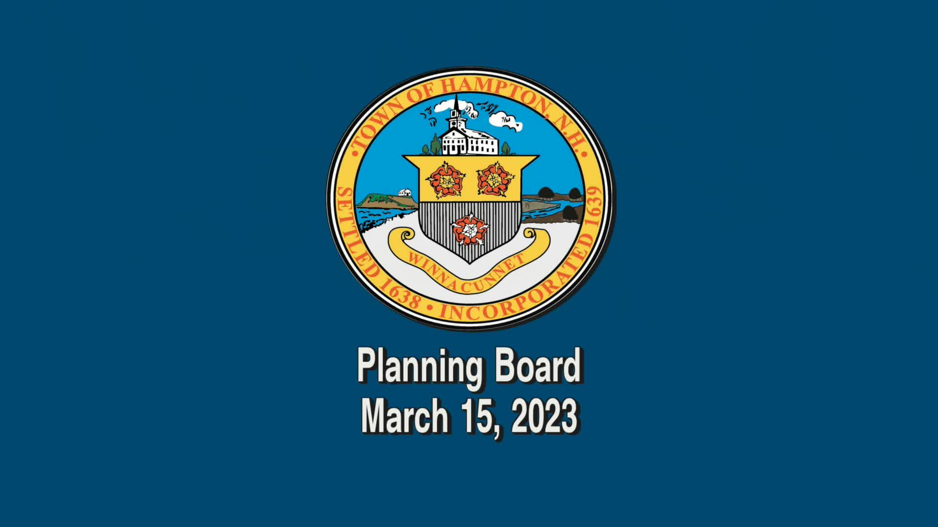 Thumbnail image for Planning Board, March 15, 2023