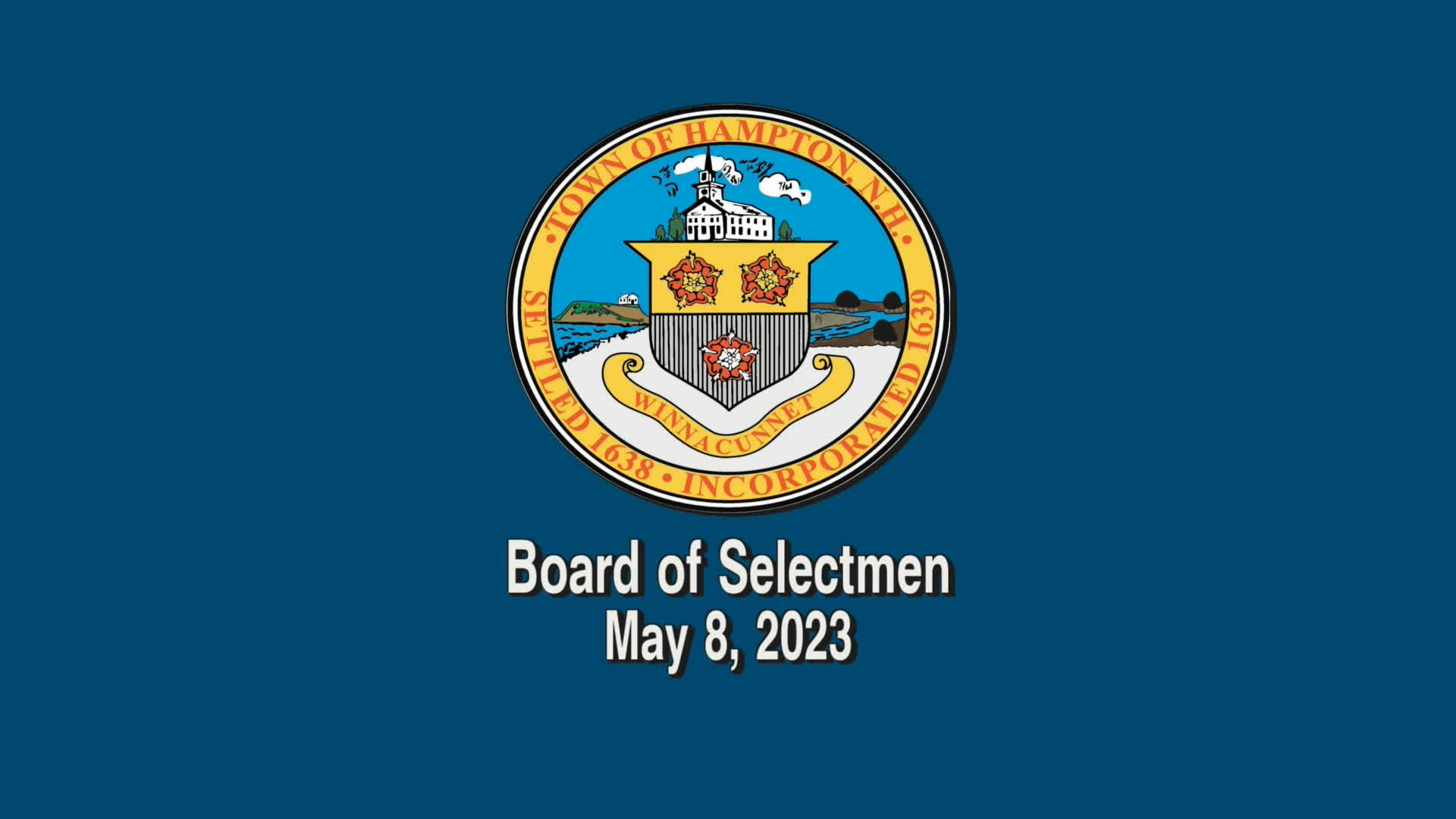 Thumbnail image for Board of Selectmen, May 8, 2023