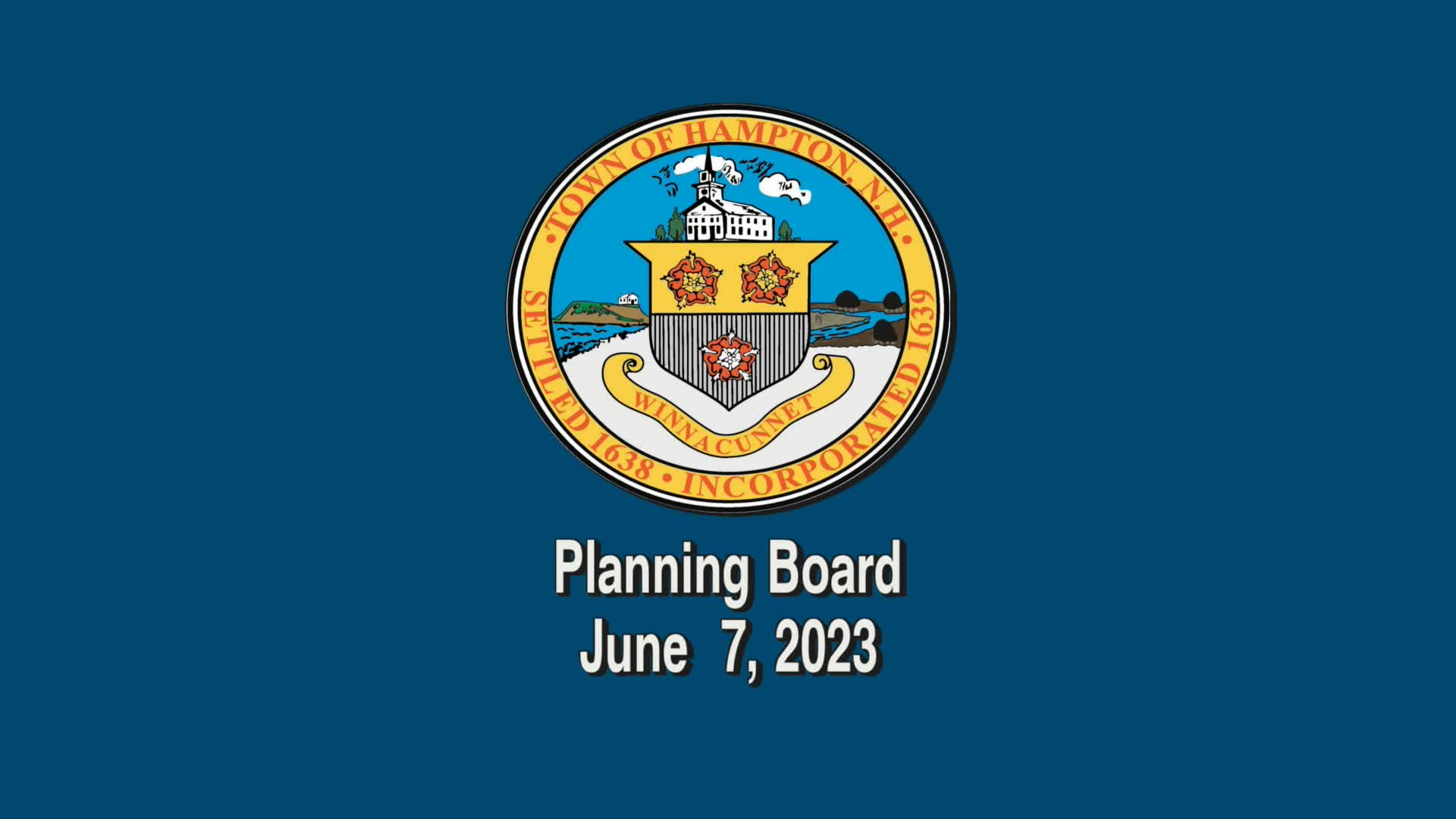 Thumbnail image for Planning Board, June 7, 2023