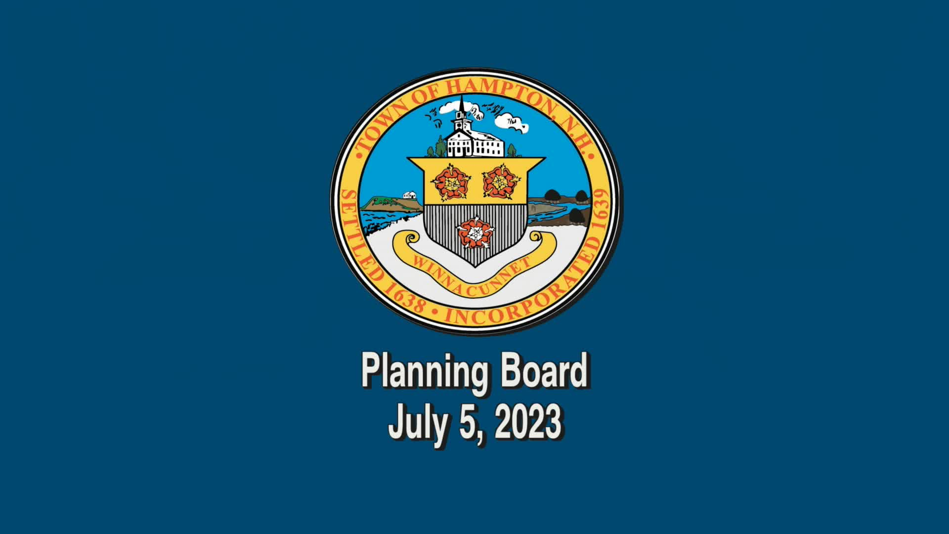 Thumbnail image for Planning Board, July 5, 2023