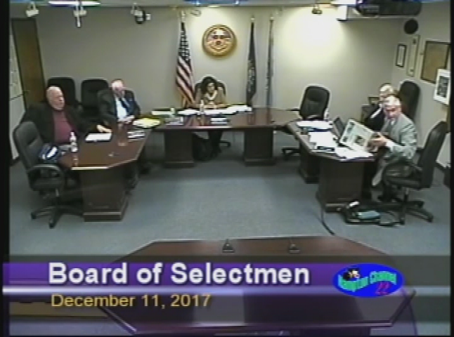 Thumbnail image for Board of Selectmen, December 11, 2017