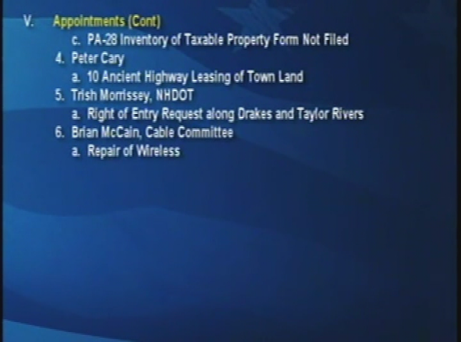 Thumbnail image for Board of Selectmen, June 27, 2016