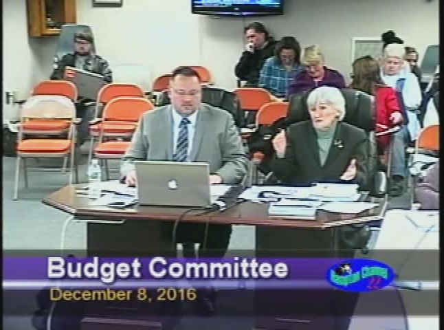 Thumbnail image for Budget Committee, December 8, 2016