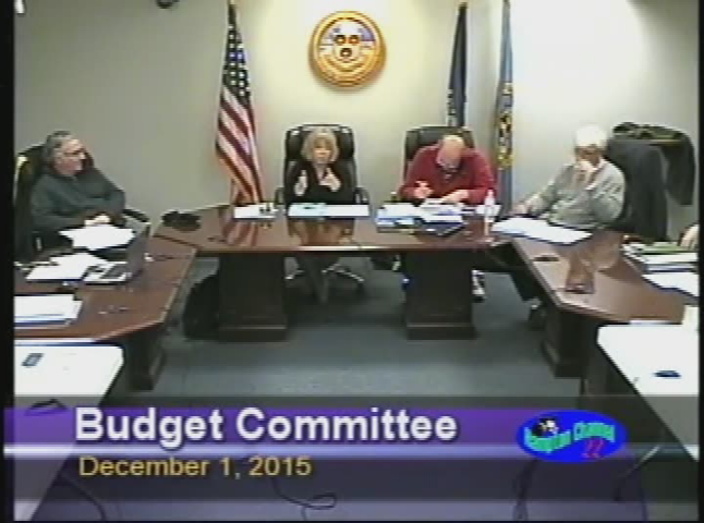 Thumbnail image for Budget Committee, December 1, 2015