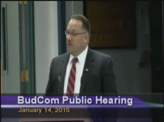 Thumbnail image for Budget Committee, January 14, 2015