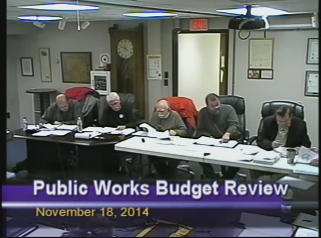 Thumbnail image for Budget Committee, November 18, 2014
