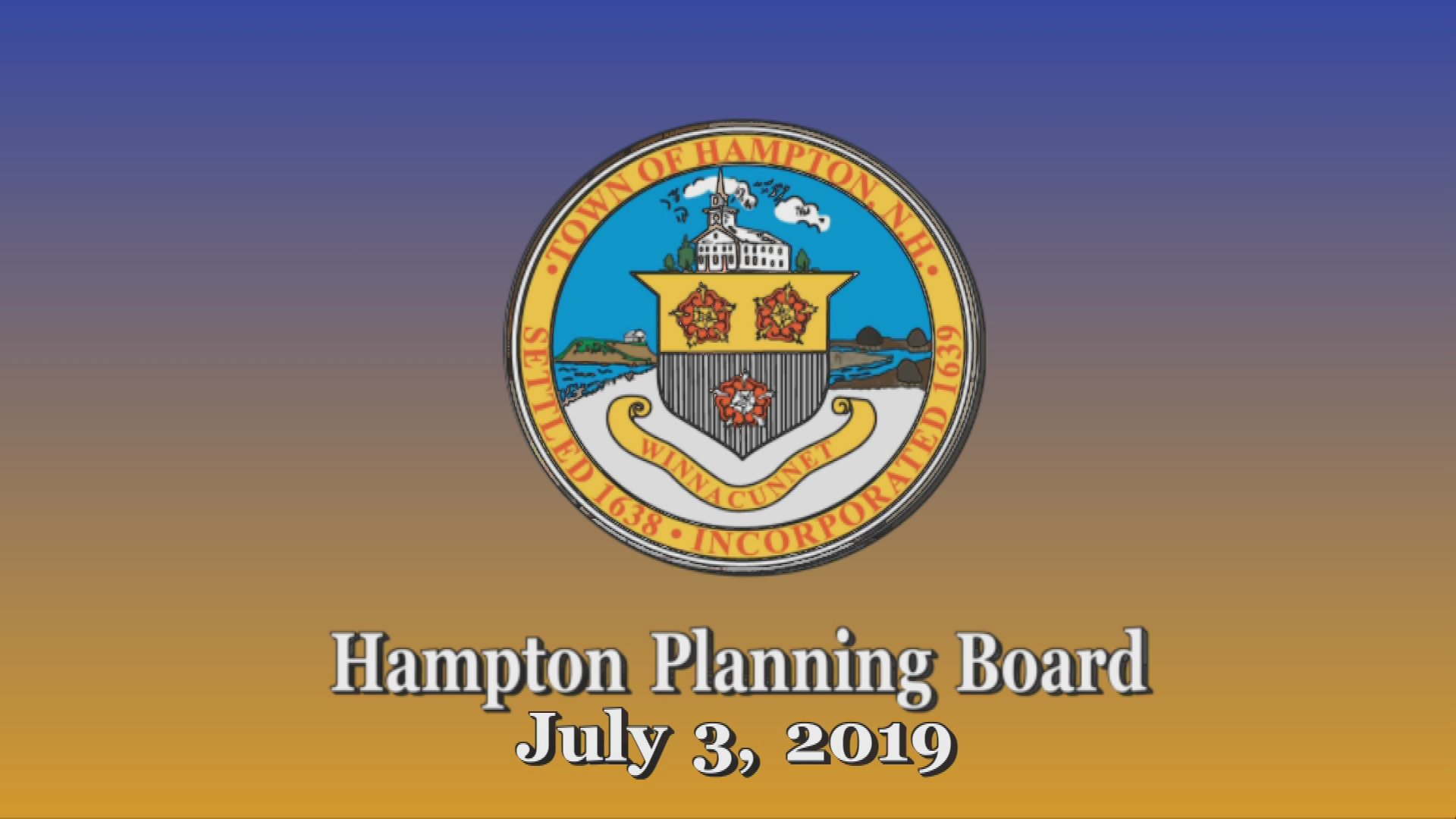 Thumbnail image for Planning Board, July 3, 2019