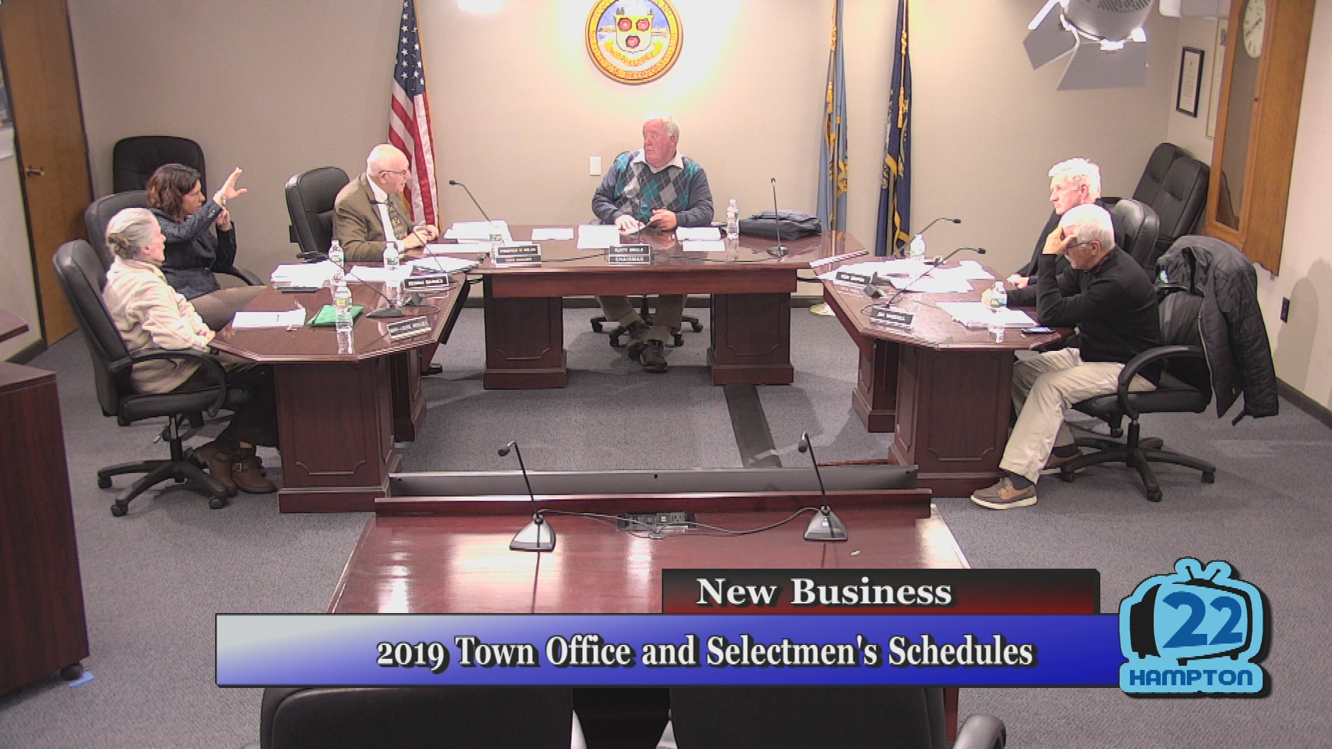 Thumbnail image for Board of Selectmen, November 19, 2018